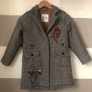 ZARA  embroidered girls jacket